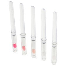 Cepillo exfoliante de labios reutilizable brillo herramientas de belleza para aplicador de sombra de ojos de labios 5 pi