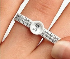 Plantilla de anillo medidor de tamaño de anillo cinta métrica de anillo multisizer medida de anillo + 10% de cupón,