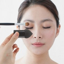 3 piezas pinceles de contorno para esponjas de base de soplo cojín de maquillaje