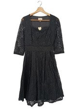 Lindy Bop vestidos de encaje negro talla 36