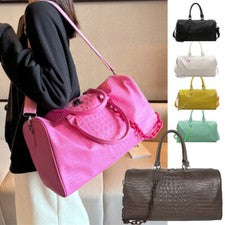 Moda Bolso Bandolera Informal de Un Hombro para Viajes Almacenamiento Cuero PU