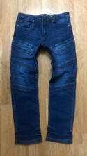 Pantalones de mezclilla elásticos ajustados de moda para hombre