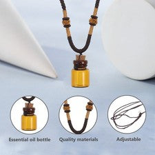 3 Pcs Creative Necklace Pendant Wish Bottle Perfume Essential Oil