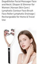Masajeador de rostro y cuello, modelador y adelgazador para mujeres cepillo/moldeador coreano para el cuidado de la piel