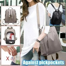 Mochila Antirrobo Bolso para Mujer 2024 Nueva Versión Coreana Moda Bolso Nylon