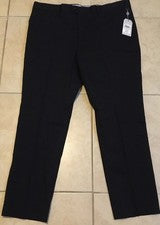 Pantalones de vestir Bensol para hombre 42/32 frente plano azul marino pierna recta Nordstrom nuevos con etiquetas de co