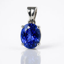Colgante de plata 925 de corte ovalado de zafiro azul natural certificado de 21 quilates piedras preciosas sueltas