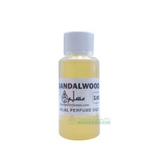 Aceites corporales perfume aromático religioso premium SANDALWOOD botella de 1 oz y 0,5 oz