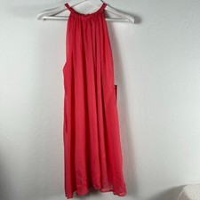 Vestido Trapecio Cupcakes Y Cachemira Para Mujer Sonoma Halter Cuello Rosa Mediano Nuevo