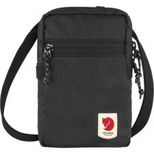 Bolso de hombro Fjallraven High Coast con bolsillo, negro