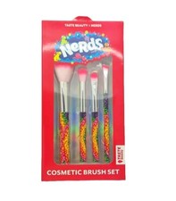 JUEGO DE BROCHAS DE MAQUILLAJE COSMÉTICO NERDS NUEVO