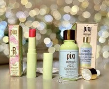 Pixi Skintreats Clarity Concentrate. 1 oz. + Pixi + Rose Lip Nourisher 0,1 fl oz