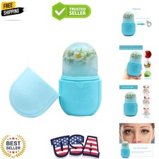 Rodillo de hielo para rostro y ojos, belleza facial rodillo de hielo herramientas para el cuidado de la piel, facial...