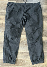 Pantalones de chándal de sarga No Boundaries cintura elástica + puños negros para hombre 3XL 48-50