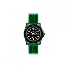 Reloj de Hombre LORENZ 26116II Silicona Verde Negro Sub 100mt