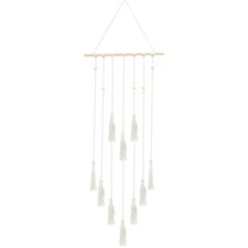 Nuevo soporte para fotos de macramé bohemio decoraciones para el hogar exhibición colgante de fotos