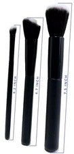 Juego de brochas de maquillaje base profesional súper suave Mica Beauty calidad premium