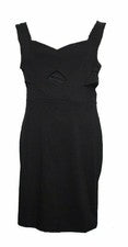 DAMEN KLEID STRETCHKLEID TRÄGERKLEID SCHWARZ MATERIAL GIRL Gr. 40 NEU
