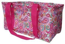 Bolso de Mano Thirty-one Mediano Utilitario Organizador Lavandería Playa Rosa Paisley