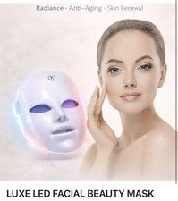 Instrumento de belleza facial ligero terapia de la piel, máscara, cuidado de la piel