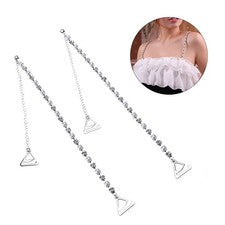 Moda Correas Para Mujer Lencería Estrás Vestido de Hombro para Sujetador de Perlas