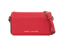 BOLSO BANDOLERA MUJER MARC JACOBS H107L01FA21 GROOVE SAVVY ROJO CON HERRAJES DORADOS
