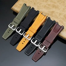 Correa de reloj de silicona de lona de calidad para Casio GST-210D/S100D/S110D/W110D/W300