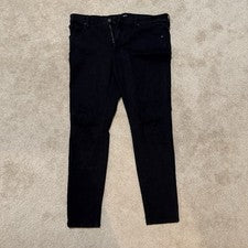 Pantalones de mezclilla ajustados negros Fashion Nova para hombre talla 38
