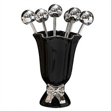 1X (Juego de utensilios de cocina tenedores de postre ligeros de lujo para decoración del hogar con 882