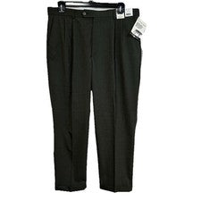 Pantalones para hombre 38x30 nuevos con etiquetas Geoffrey Beene lana lavable ajuste perfecto cintura cómoda