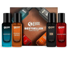 Beardo Perfumes Set de Regalo para Hombre (Pack de 4 x 20ml)