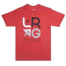 Camisa roja de manga corta LRG Lifted Research Group para hombre