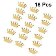 18 Piezas Accesorios Decoración Hogar Corona Pared Pegatinas Espejo Pegatinas