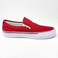 PF Flyer Centro Sin Cordones Rojo Blanco Mujer Zapatos Informales Tenis PM12OS2J