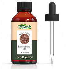 Aceite de semilla de brócoli 100 % puro aceite portador prensado en frío para el cuidado de la piel y el cabello