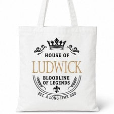 Bolso de Mano LUDWICK Casa del Apellido Algodón Idea de Regalo