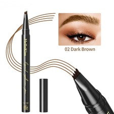 Elegante hermoso lápiz de cejas líquido impermeable ligero fácil de rellenar dibujar