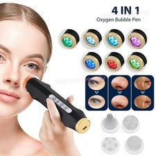 Pluma de burbujas de oxígeno CO2 oxígeno máquina facial spa cara cuidado de la piel máquina de belleza