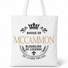 Bolso de Mano House Of MCCAMMON Nombre Familiar Blanco Regalo de Cumpleaños