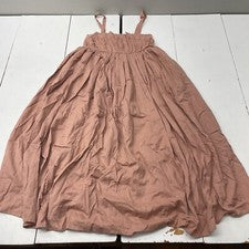 Vestido sin solero patinador midi con tiras rosa polvoriento de maternidad talla 8 de ASOS Design NUEVO