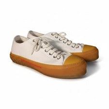 Zapatillas Burberry 11.5 Para Hombre Blanco Algodón Cómodas Con Cordones Informales Logo Sólido Jack