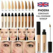 Base Correctora Phoera® Cobertura Completa Ocultar Mate Iluminar Larga Duración