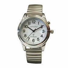 Reloj radiocontrolado parlante para dama con correa expandible