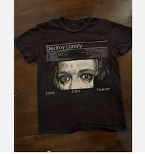 Camiseta Destroy Lonely Tour Algodón Para Hombre Mujer S-5XL