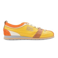 Zapatillas mujer Kamo-Gutsu - Arancio + Tuorlo - Tifa 002 zapatos de cuero Made in Italy