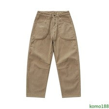 Pantalones cargo de pana estilo americano retro para hombre pantalones rectos pantalones algodón