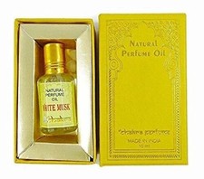 Aceite Perfume Natural Shree Chakra White Musk Unisex Larga Duración 10 ml