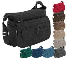+ Bolso bandolera de mujer Shopper Citybag Crinkle-Nylon ¡NUEVO!