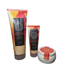 Juego de crema y melocotones Tweak'd con crema de rescate 5,25 oz + tratamiento de limpieza capilar SELLADO