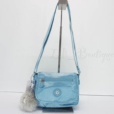 Mini Bolso Bandolera Kipling Sabian Poliamida AC8281 Aqua Tides Metálico